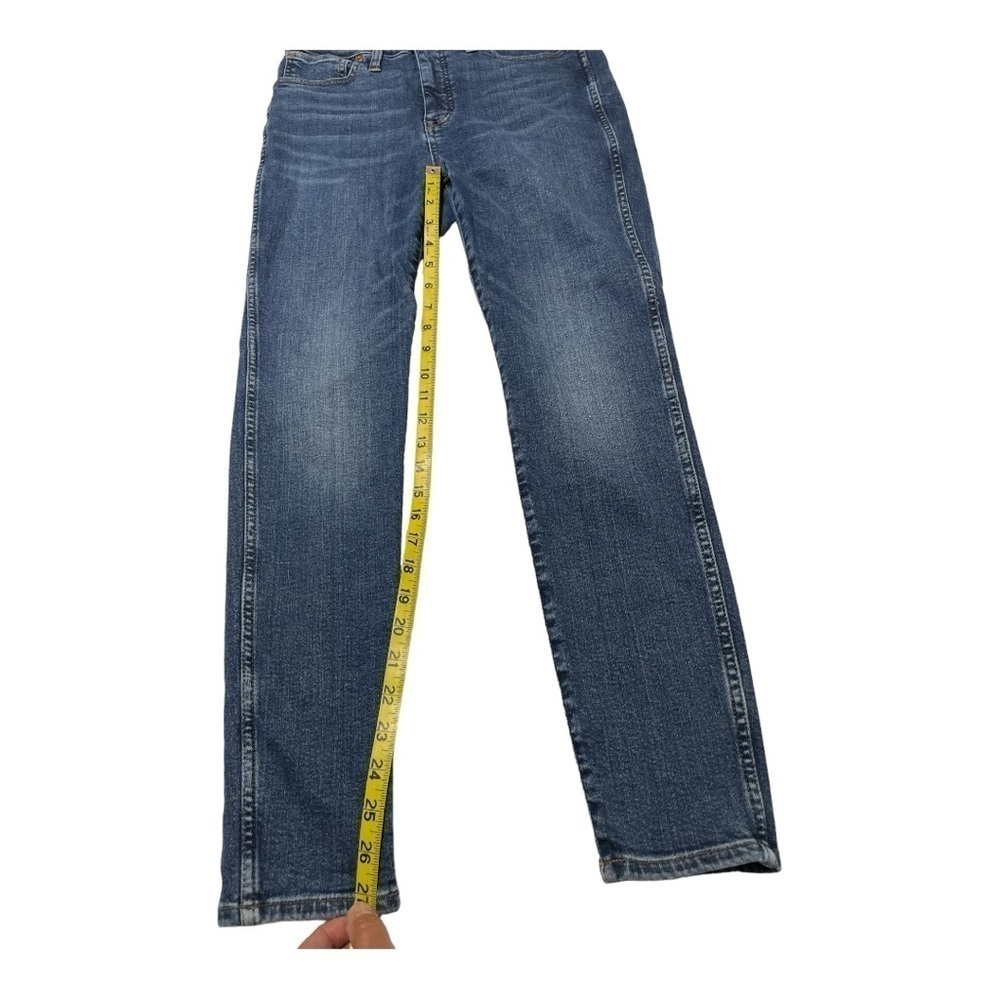 Madewell High Rise / waisted Skinny Womens 29 Stretch Dark Wash Denim Jeans - Picture 12 of 14